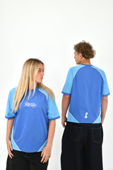 Double Panel Tee (Blue)